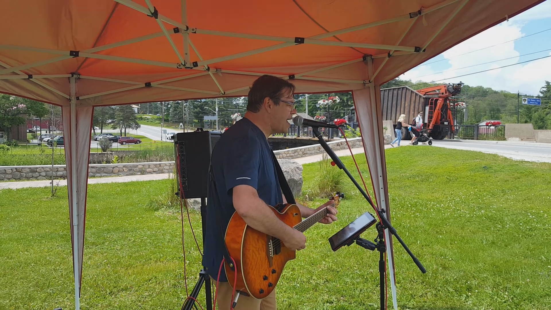 Kevin Taylor's Street Music Ministry in Bancroft, Ontario. 